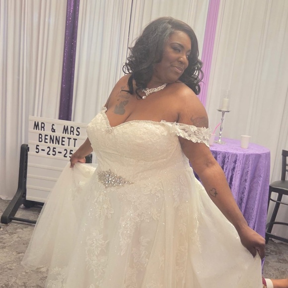 Plus Size Wedding Dress - Picture 5 of 6